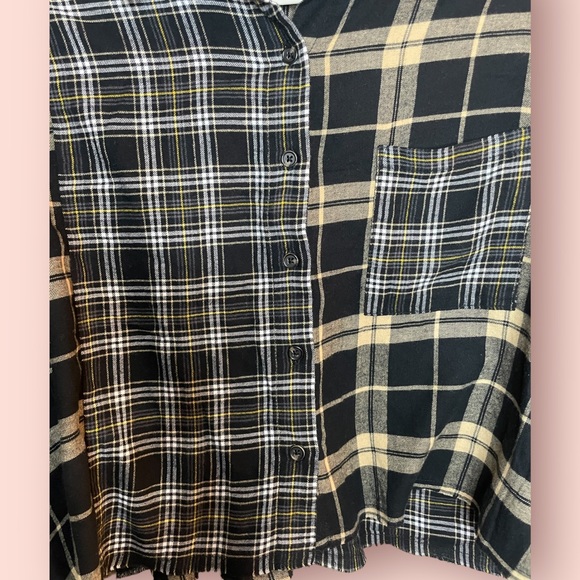 Forever 21 Reworked Plaid Top - Picture 4 of 8